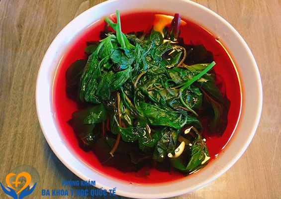 Mới có thai ăn rau dền được không