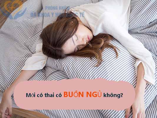 mới có thai có buồn ngủ không