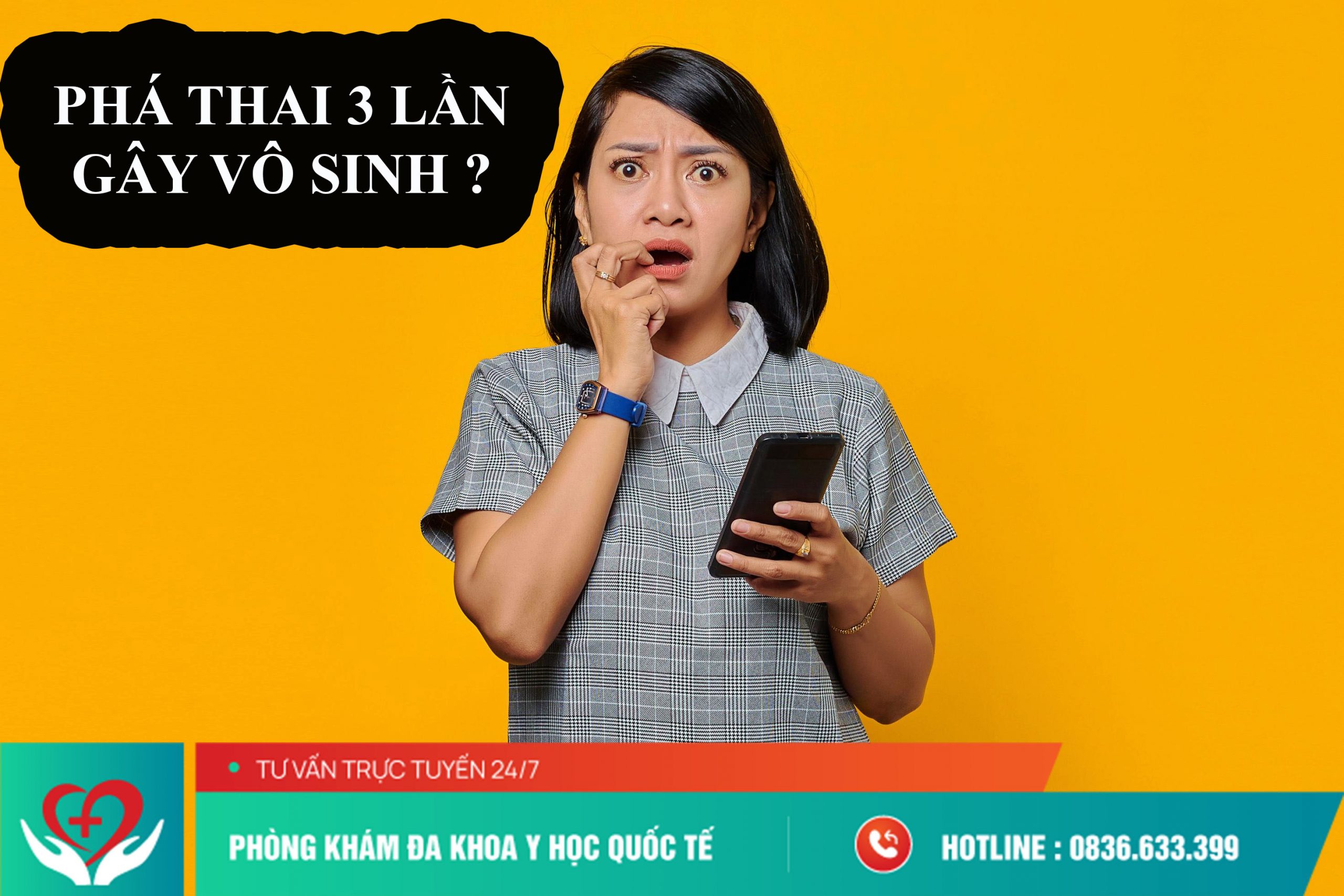 Phá thai 3 lần có con được không