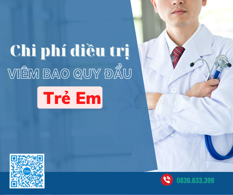 Chi phí điều trị viêm bao quy đầu trẻ em