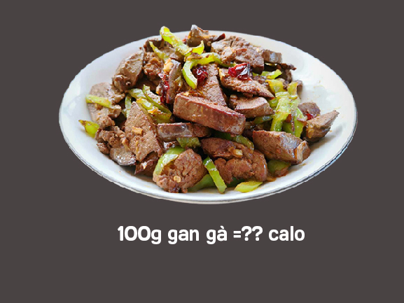 100g gan gà bao nhiêu calo