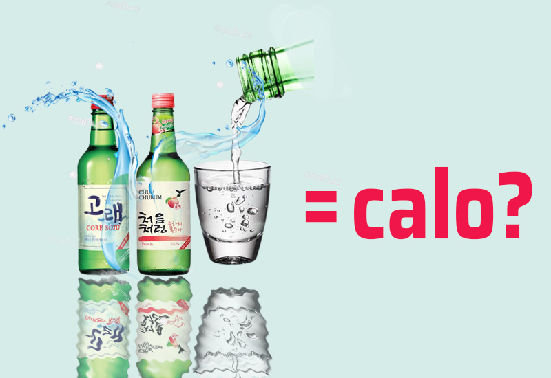 Rượu soju bao nhiêu calo