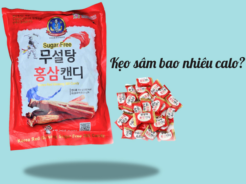 Kẹo sâm bao nhiêu calo