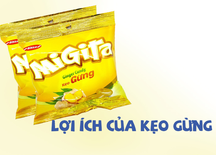 Ăn kẹo gừng có tác dụng gì