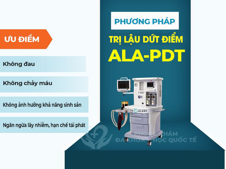 Điều trị lậu dứt điểm bằng ALA-PDT