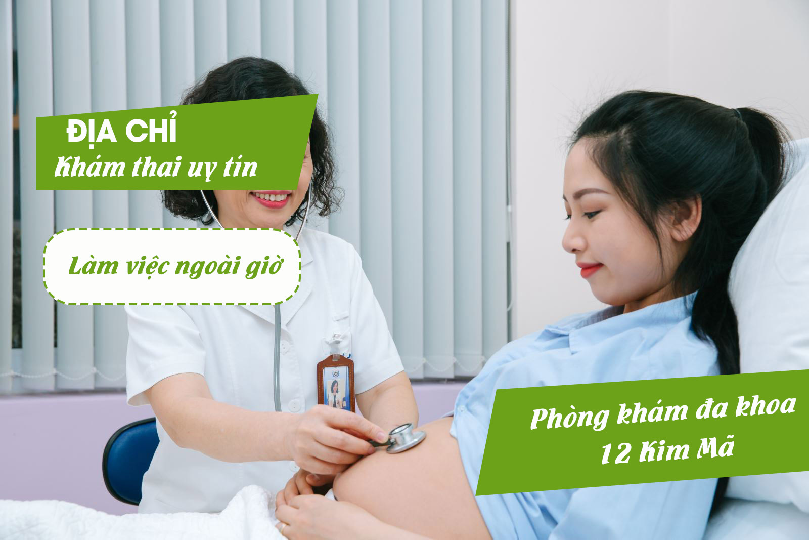 Địa chỉ khám thai ngoài giờ quận Ba Đình 12 Kim Mã