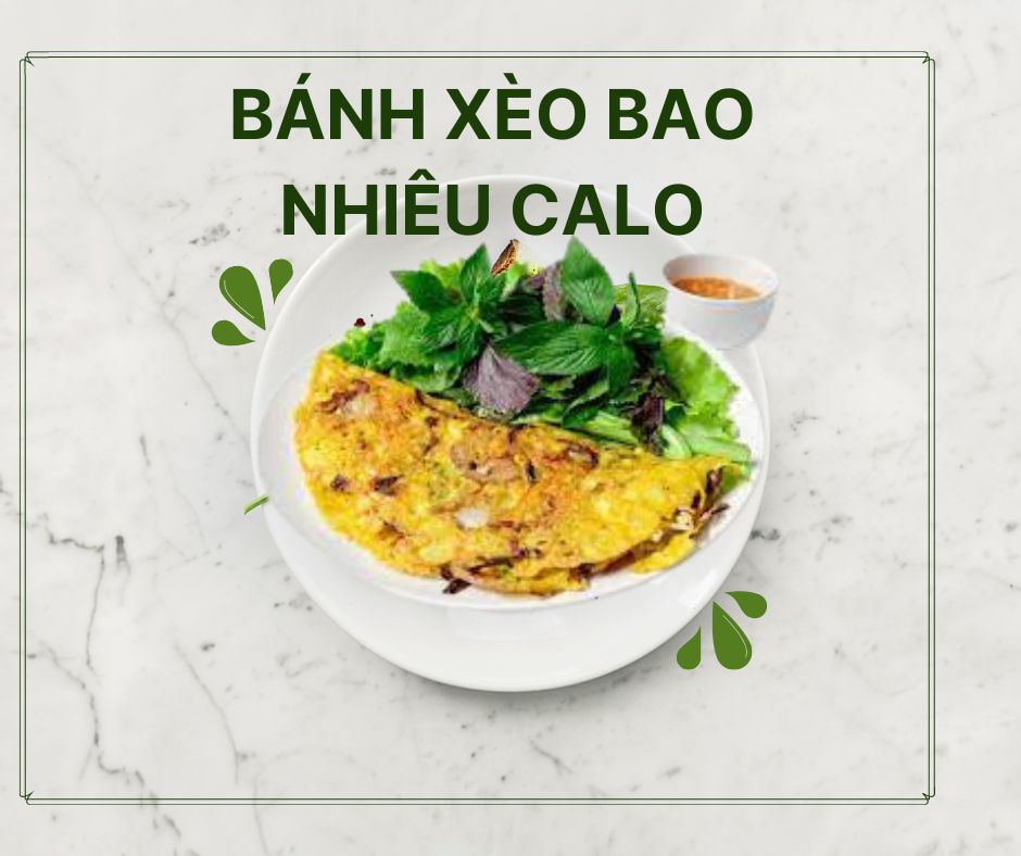 Bánh xèo bao nhiêu calo
