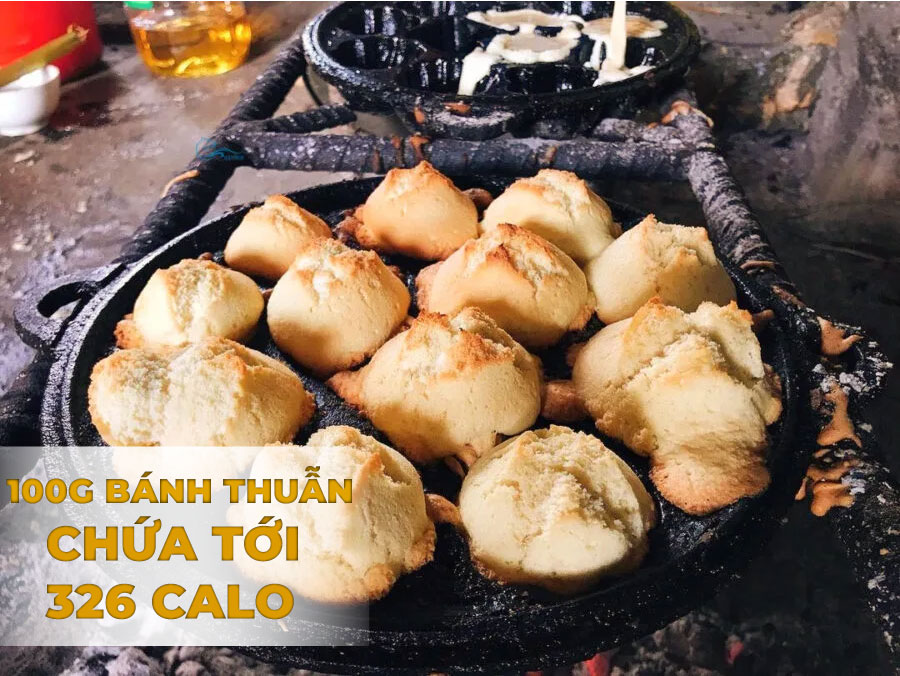 Bánh thuẫn bao nhiêu calo